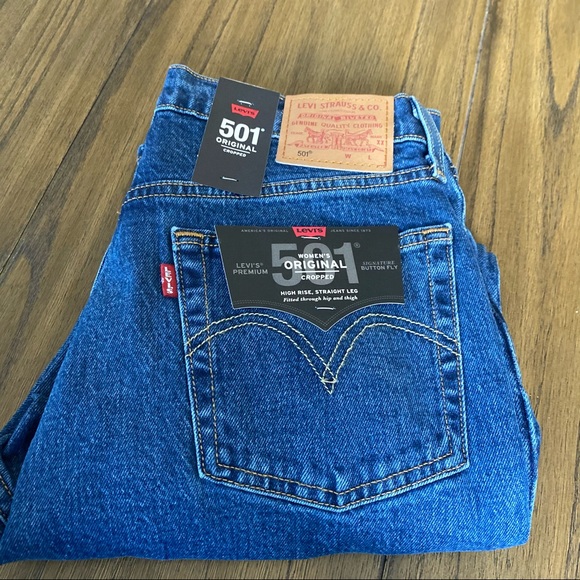 Levi’s 501 high rise cropped straight jeans - Picture 11 of 11